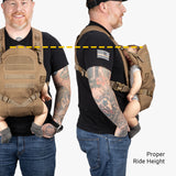 Tactical Baby Carrier® Tactical Baby Carrier Ride Height Coyote Brown