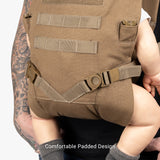 Daypack Diaper Bag + Baby Carrier Bundle Tactical Baby Carrier Swivel Buckle Coyote Brown