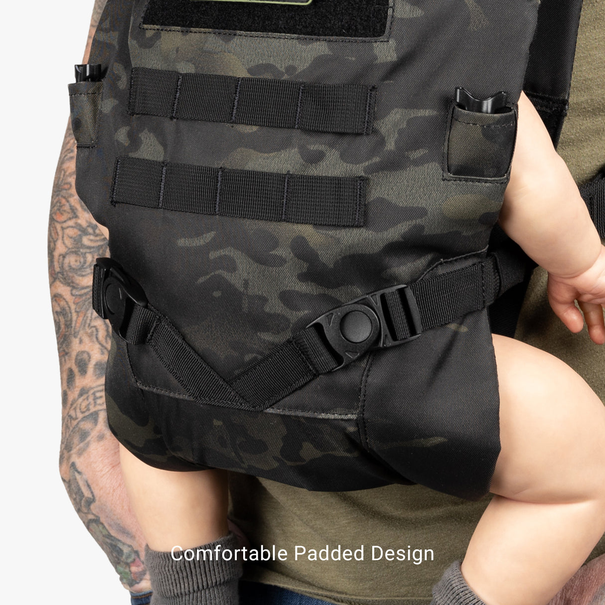 Tactical Baby Carrier® Tactical Baby Carrier Swivel Buckle Multicam Black