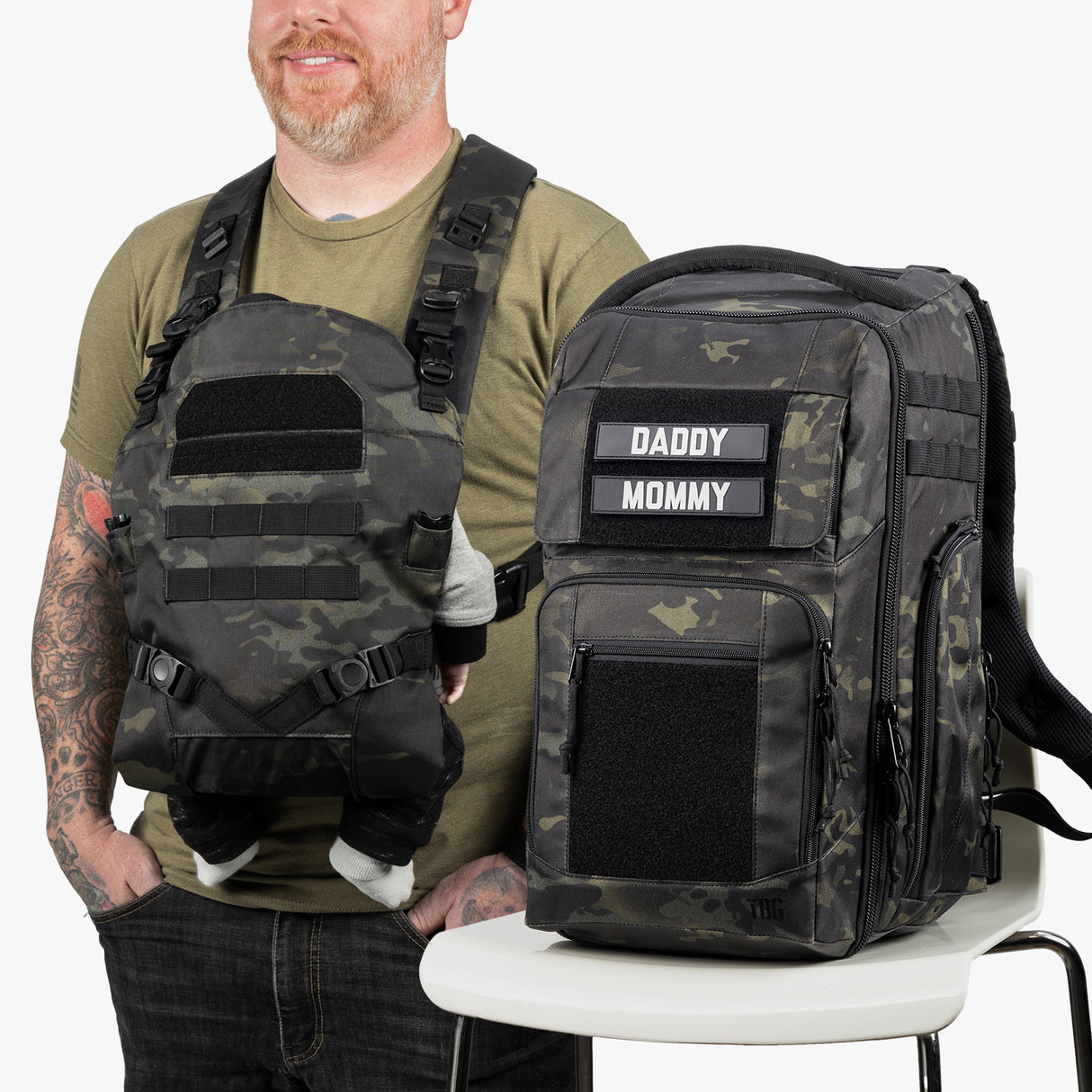 Everyday Backpack + Baby Carrier Bundle Everyday Bundle Multicam