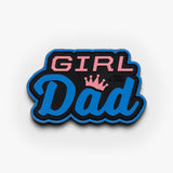 Girl Dad Patch Girl dad Blue