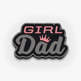 Girl Dad Patch Girl dad Gray