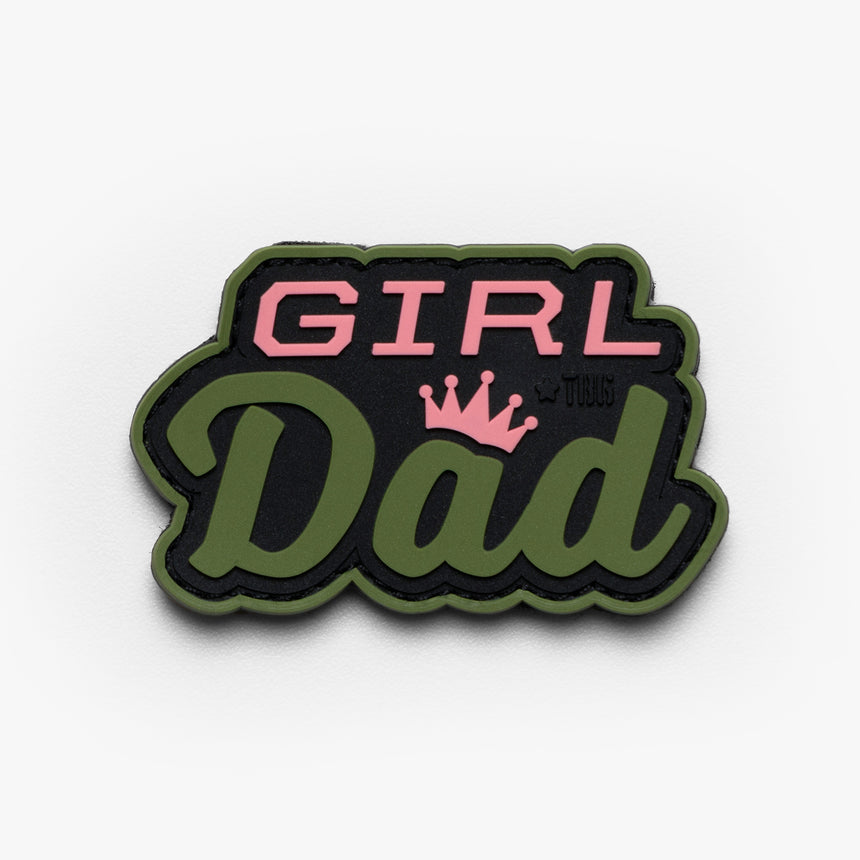 Girl Dad Patch Girl dad Green