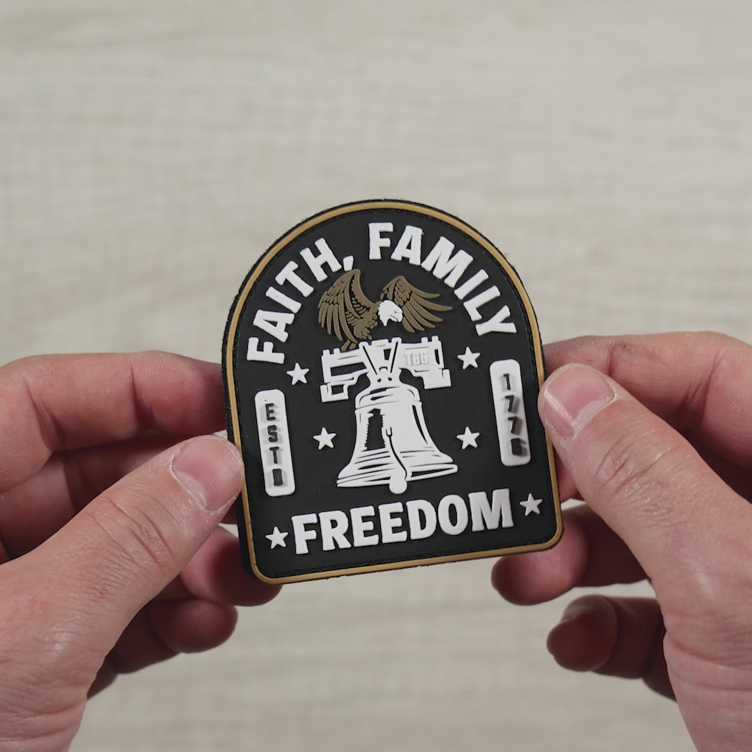 Faith, Family, Freedom Patch V3