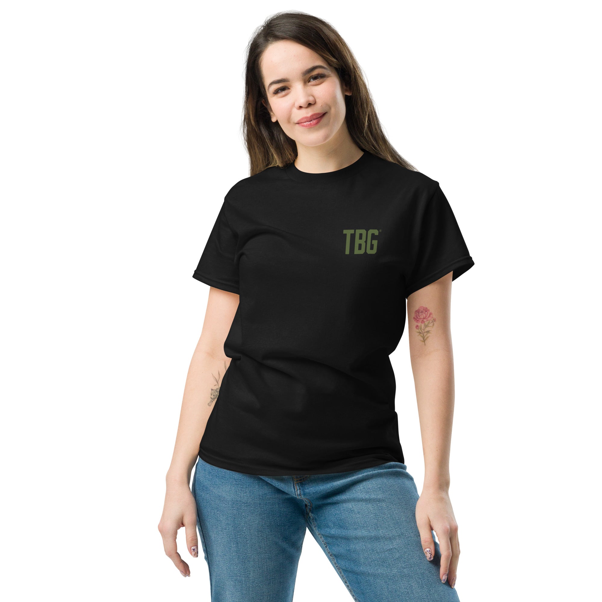 Mama Bear T-Shirt | OD Green | 100% Cotton | Gildan 5000