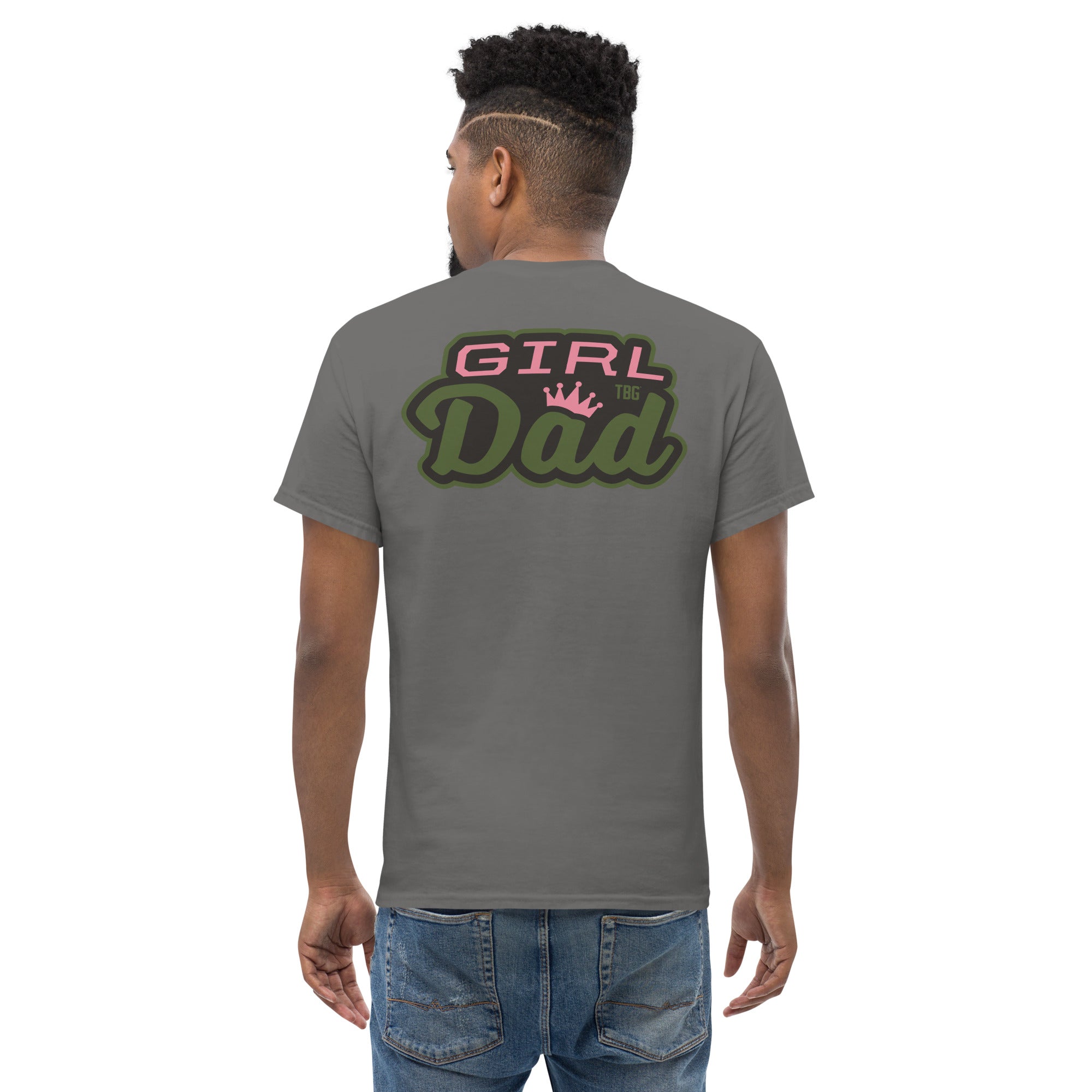 Girl Dad Charcoal Tee 100% Cotton | Tactical Baby Gear