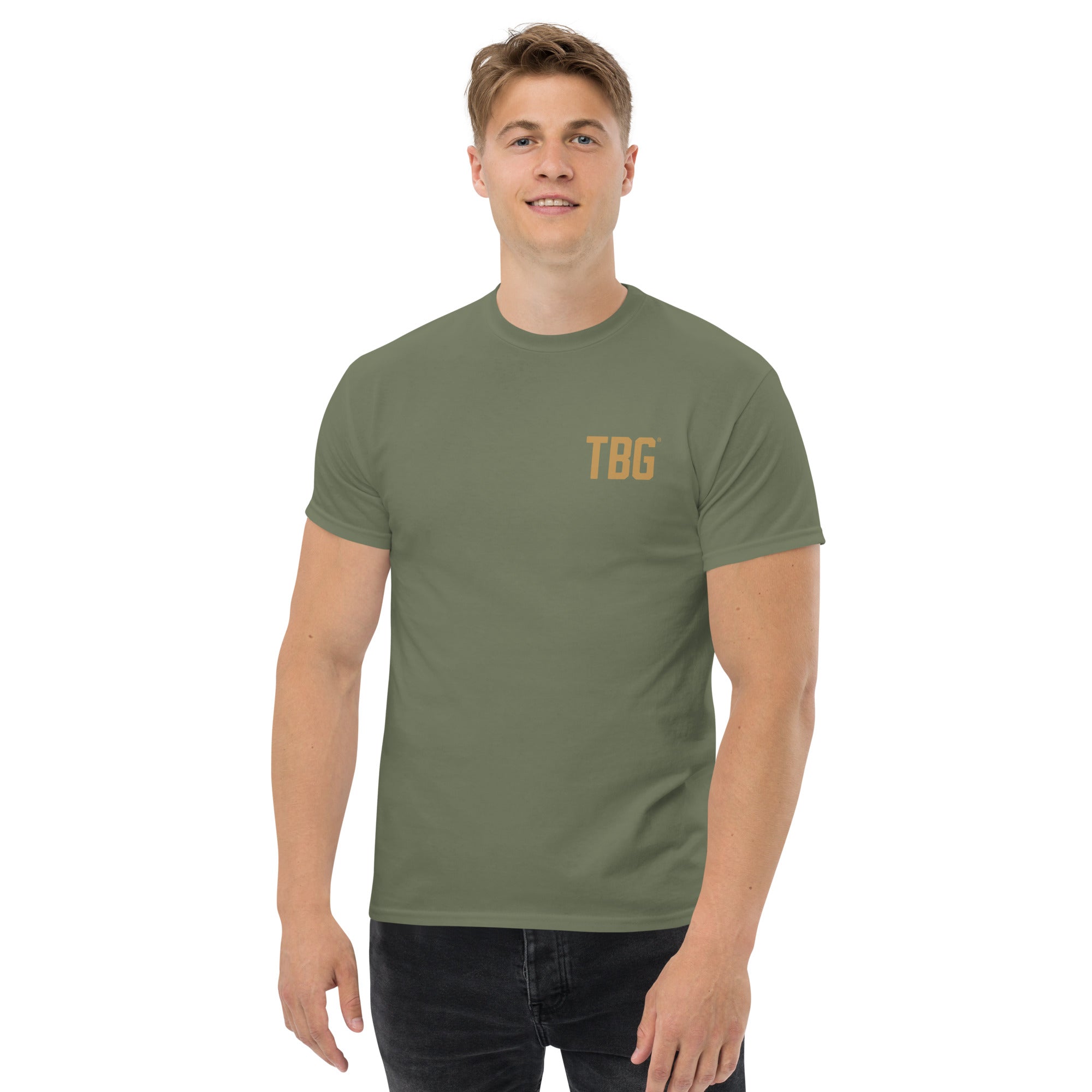 God, Guns & Diapers T-Shirt - OD Green | 100% Cotton | Tactical