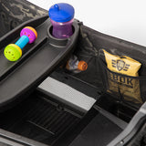 Tactical Baby Gear Cruiser Newborn Bundle featuring a storage tray with colorful toys and a snack bag in a rugged design.