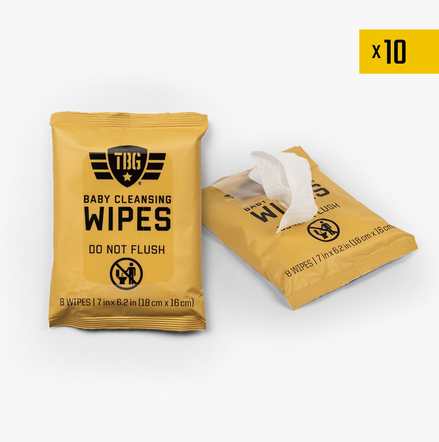 Cleansing Wipes 8 ct. (10 Pack)