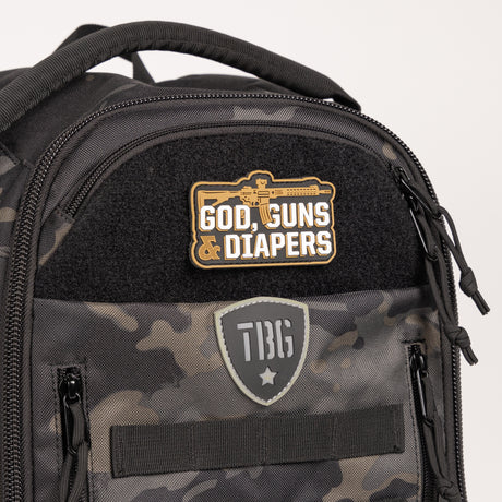 God, Guns & Diapers Patch - AR 