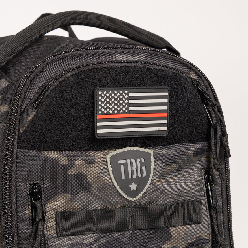 Thin Red Line USA Flag Patch