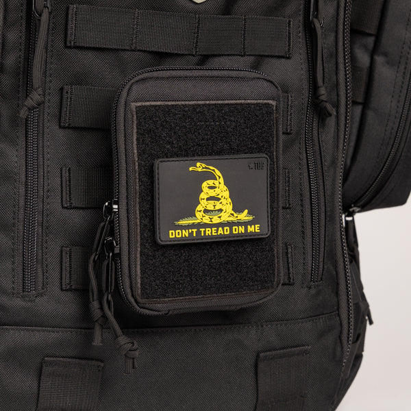 Don't Tread On Me Round Morale Patch w/Velcro Hook