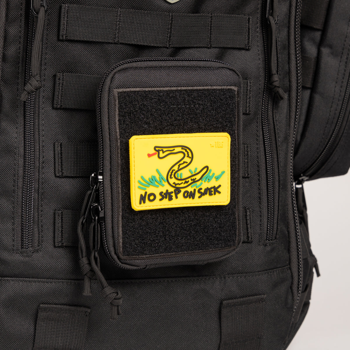 No Step On Snek Tactical PVC Patch No Step On Snek Badge Sew On Patches  Hook-Back Adhesion
