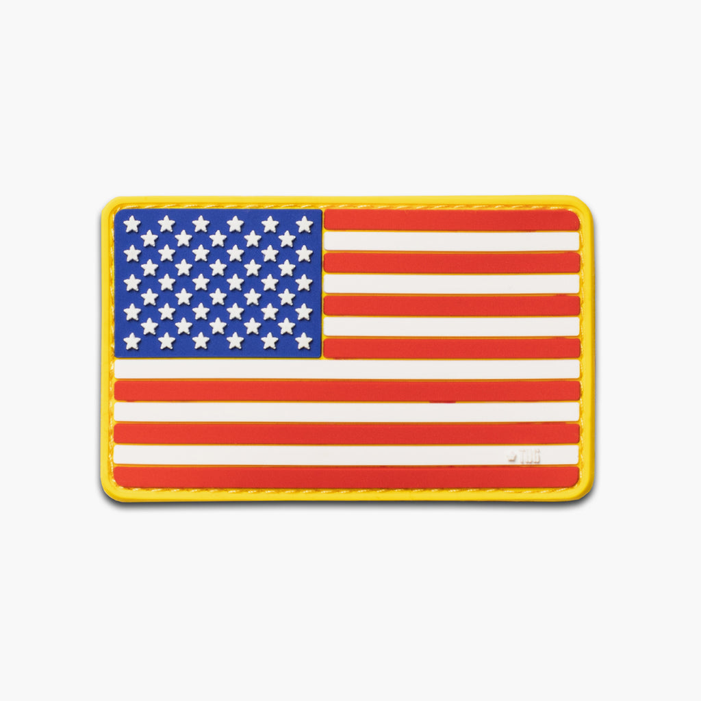  COHEALI 4 Pcs Stars and Stripes Motorcycle Vest Patches Large  Patches for Jackets American Flag Patch American Flag Iron on Patch  American Flag Sew on Patch with Hook PVC Accessories 
