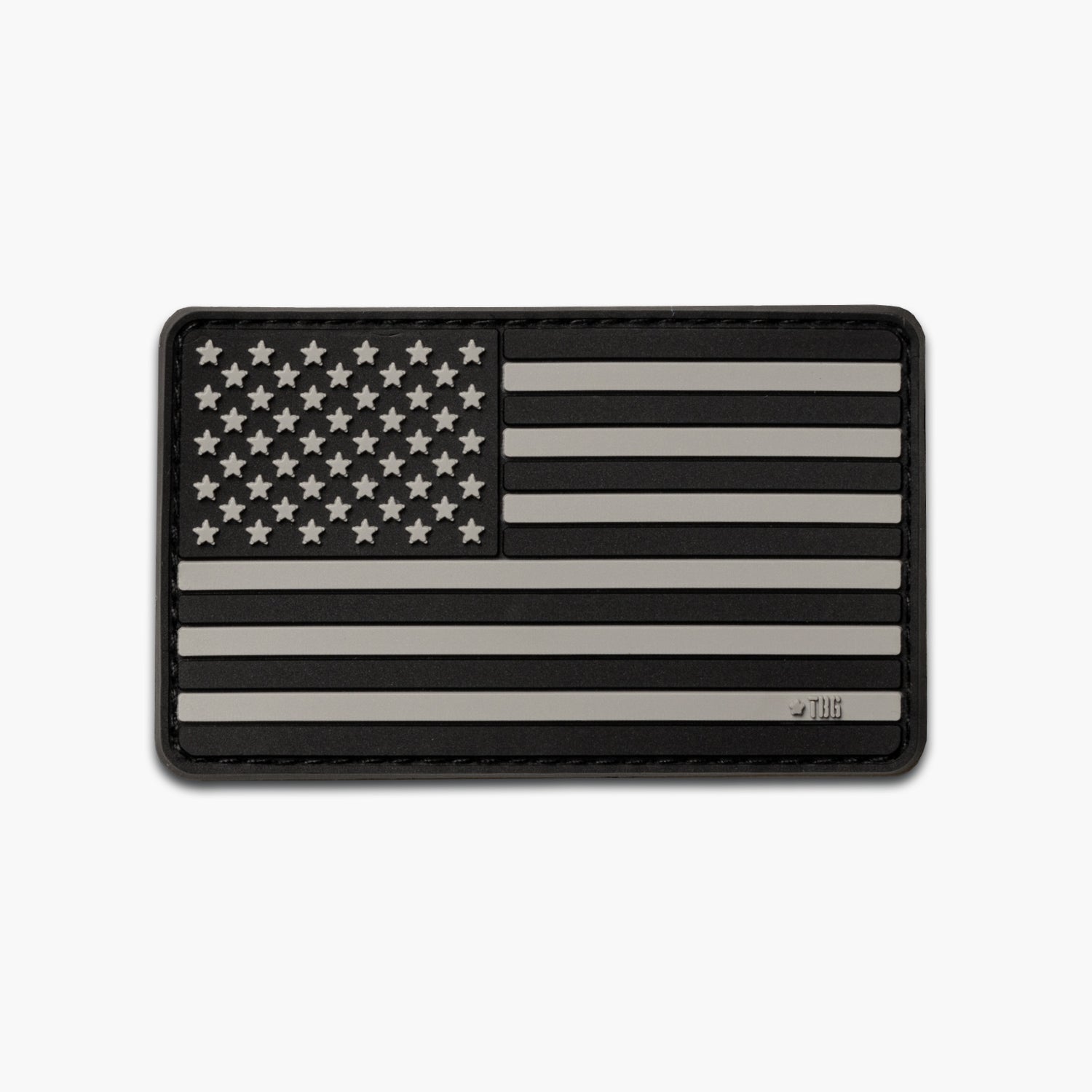 US Flag Vertical Shield PVC Morale Patch