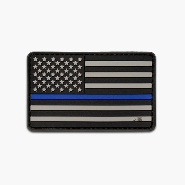 Thin Blue Line USA Flag Patch AmericanFlag ThinBlueLine