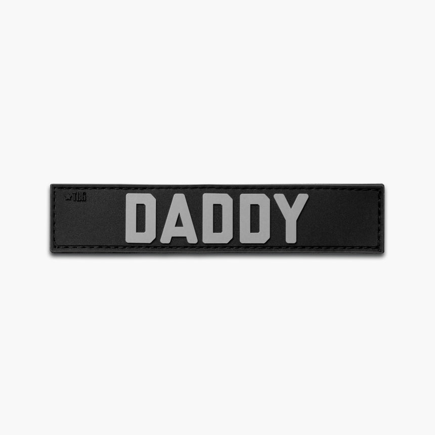 DADDY Name Tape Patch DADDY Nametape Black