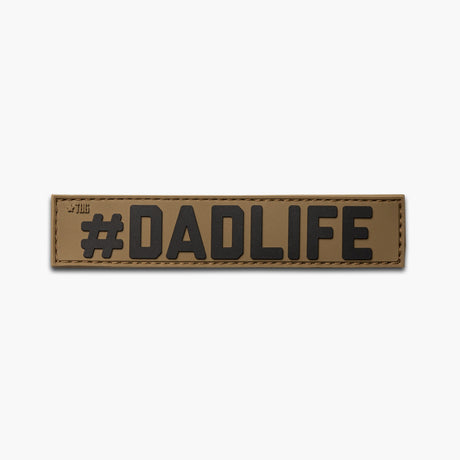 #DADLIFE Name Tape Patch DADLIFE Nametape Brown