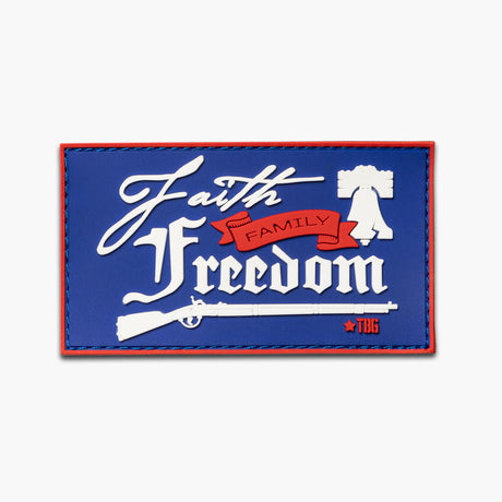 Faith, Family, Freedom Patch FaithFamilyFreedom v2 RWB