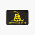 Don't Tread On Me Patch GadsdenFlag Black