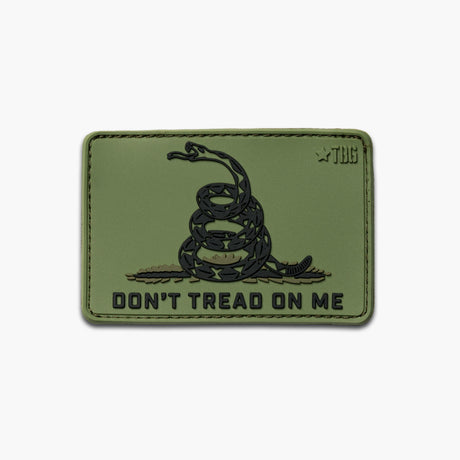 Don't Tread On Me Patch GadsdenFlag Green 1