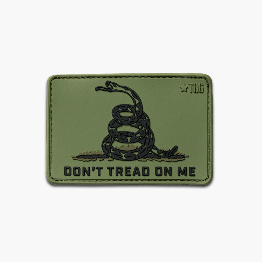 Don't Tread On Me Patch GadsdenFlag Green 1