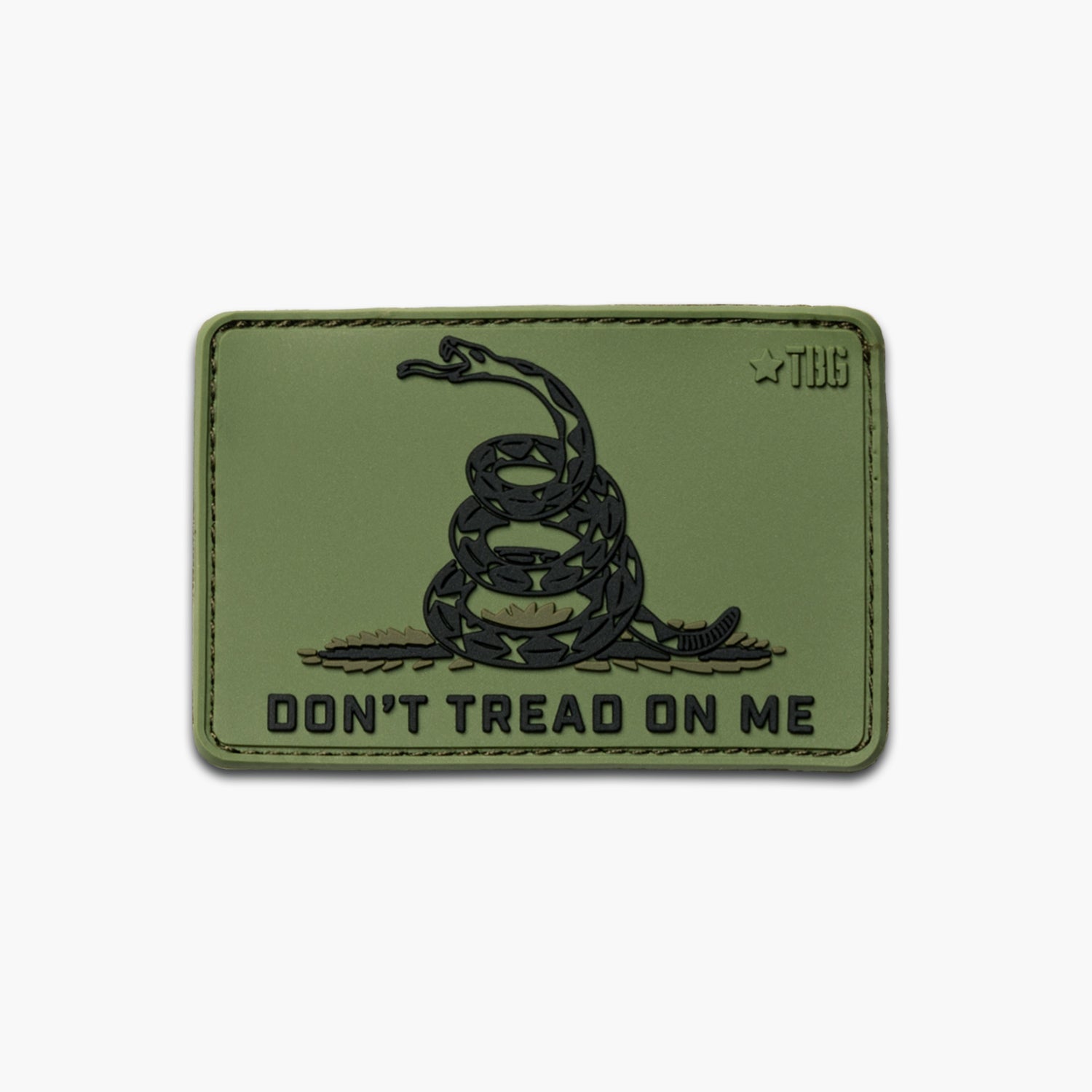 Gadsden 'Don't Tread On Me' Patch – 3.5 X 0.83 Inches – Hook & Loop Or Sew-On? (Check Backing) – Embroidered Morale Patch