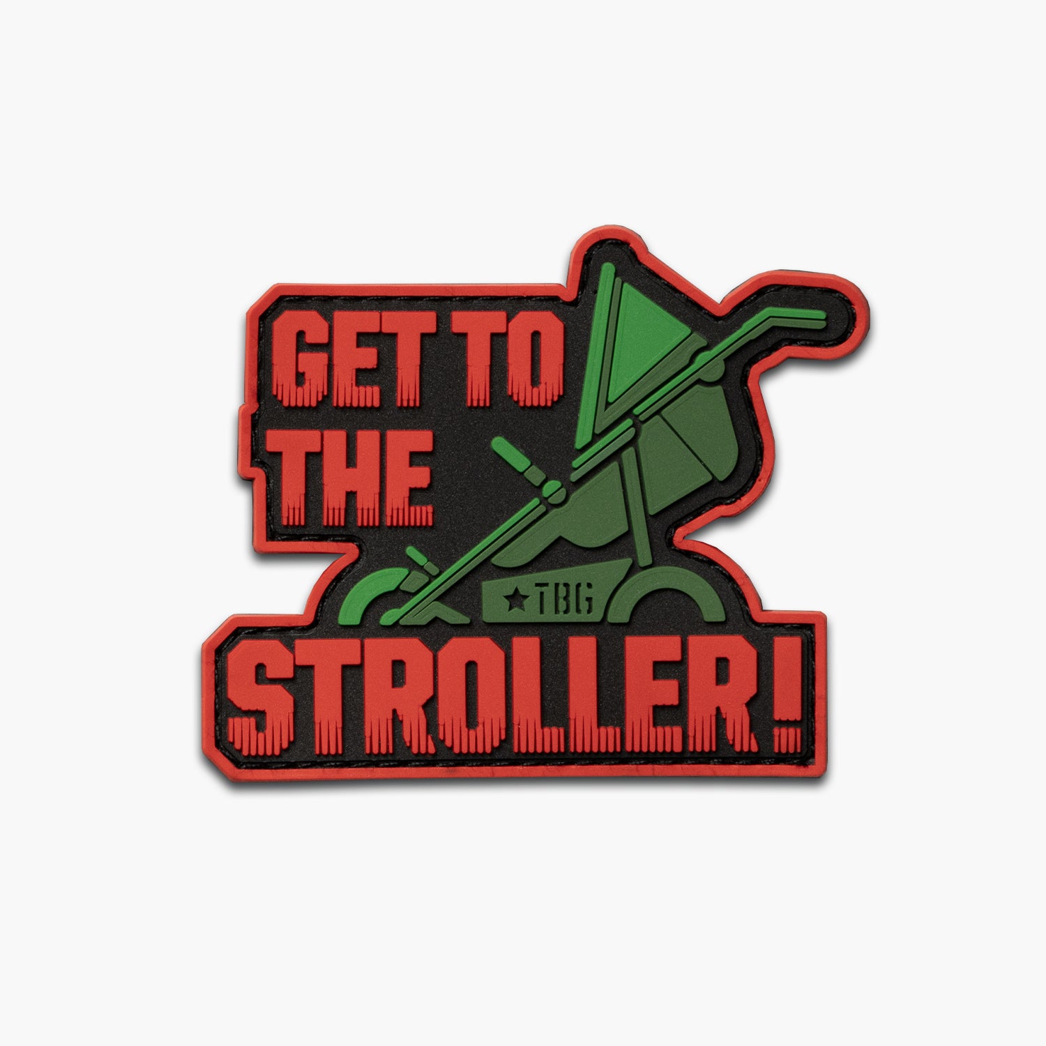 Get to the Stroller Patch - Waterproof PVC Accessory for Parents