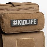 #KIDLIFE Name Tape PVC Patch Kidlife Black PVC BrownBag