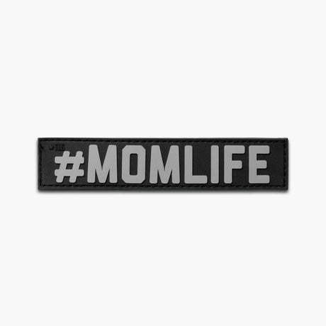 #MOMLIFE Name Tape PVC Patch MOMLIFE Nametape Black