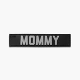 MOMMY Name Tape Patch MOMMY Nametape Black