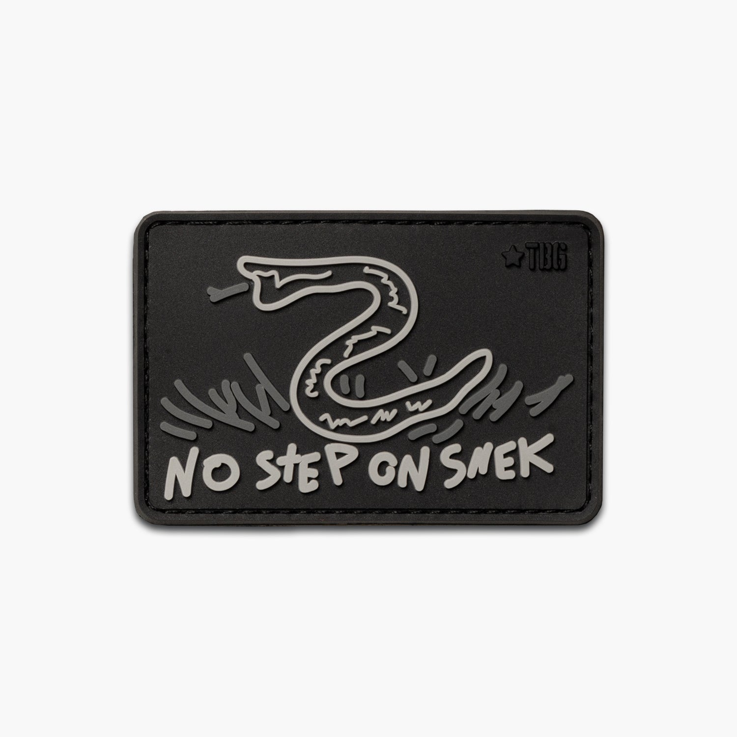 Ansellf No Step On Snek, Funny Patch Funny Tactical Embroidered Badge Hook  Loop Tactical Patch