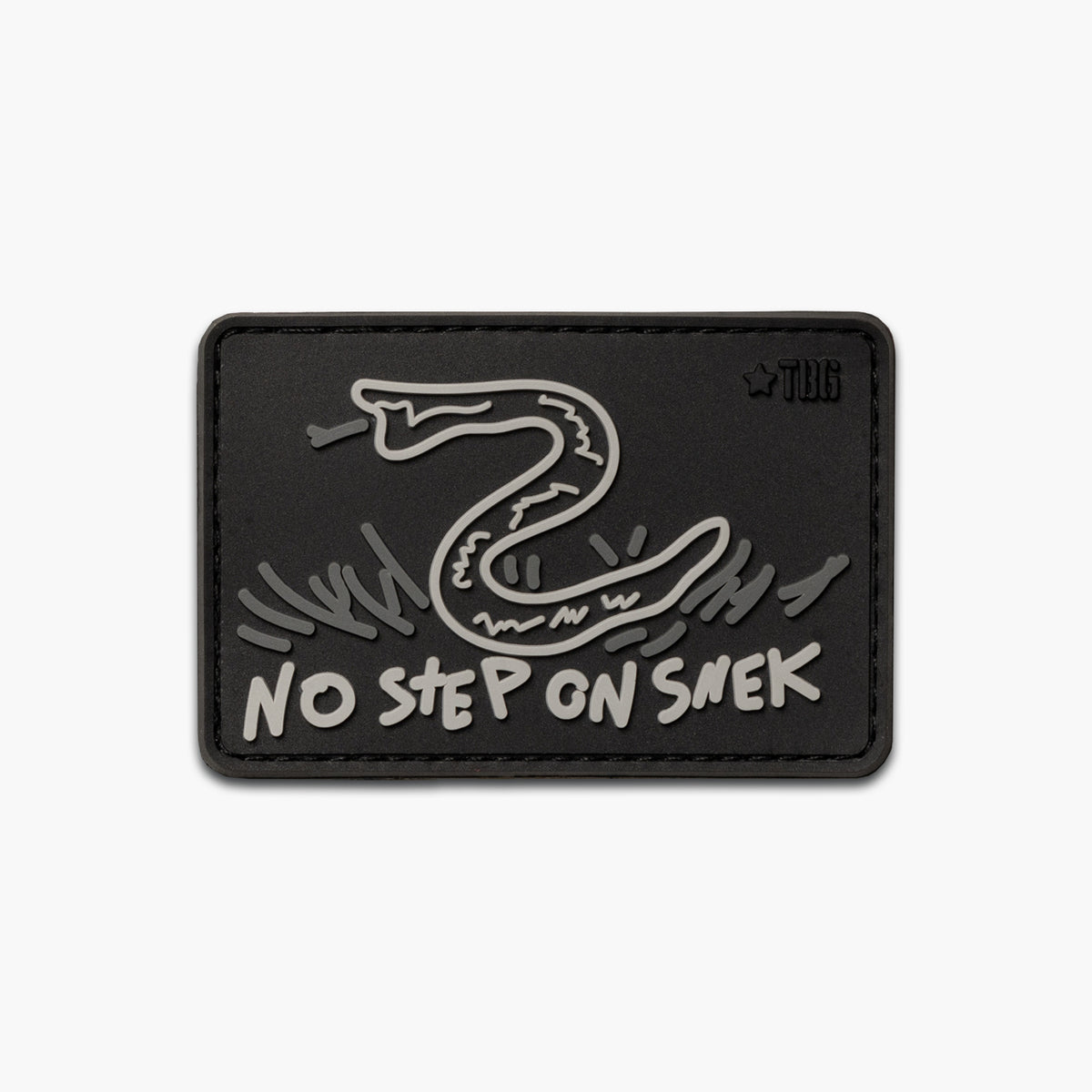 SOUTHYU 2 Pieces Embroidered No Step On Snek Tactical Morale