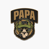 Papa Bear Patch PapaBear v2 Brown