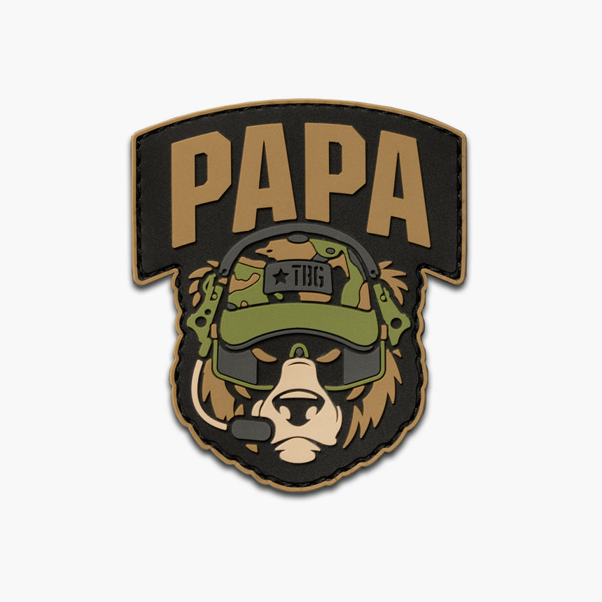 Papa Bear Patch PapaBear v2 Brown