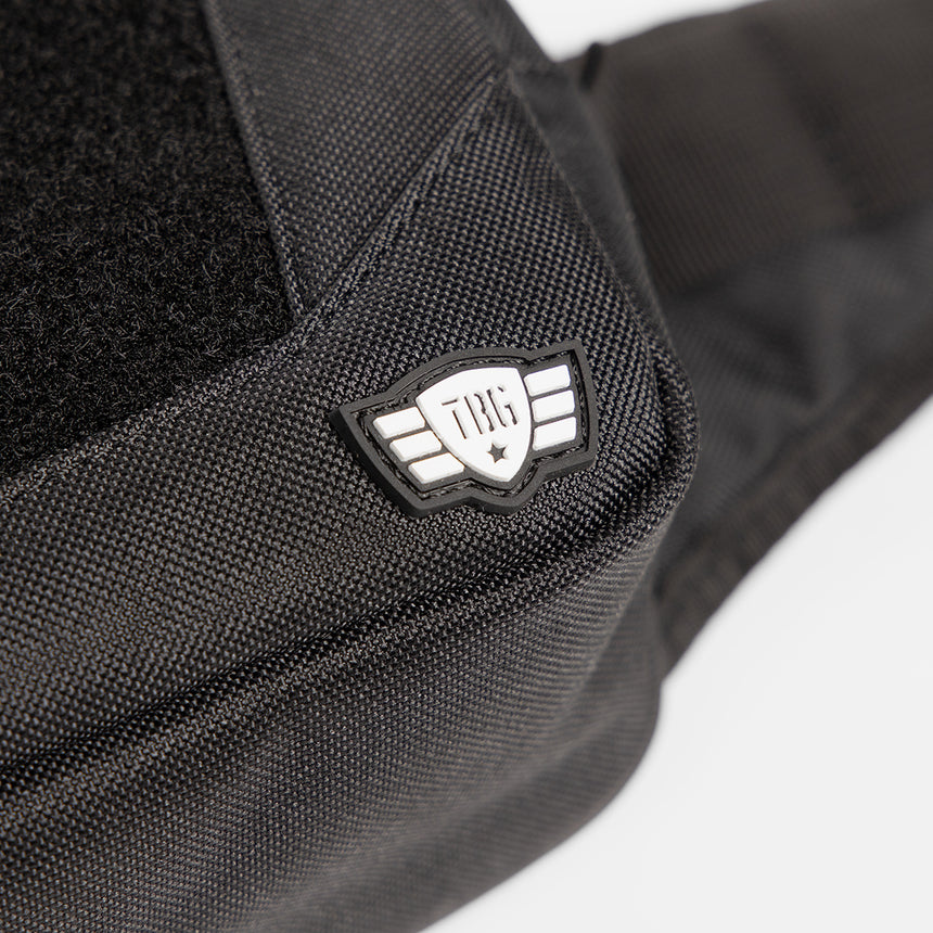Close up of official TBG logo