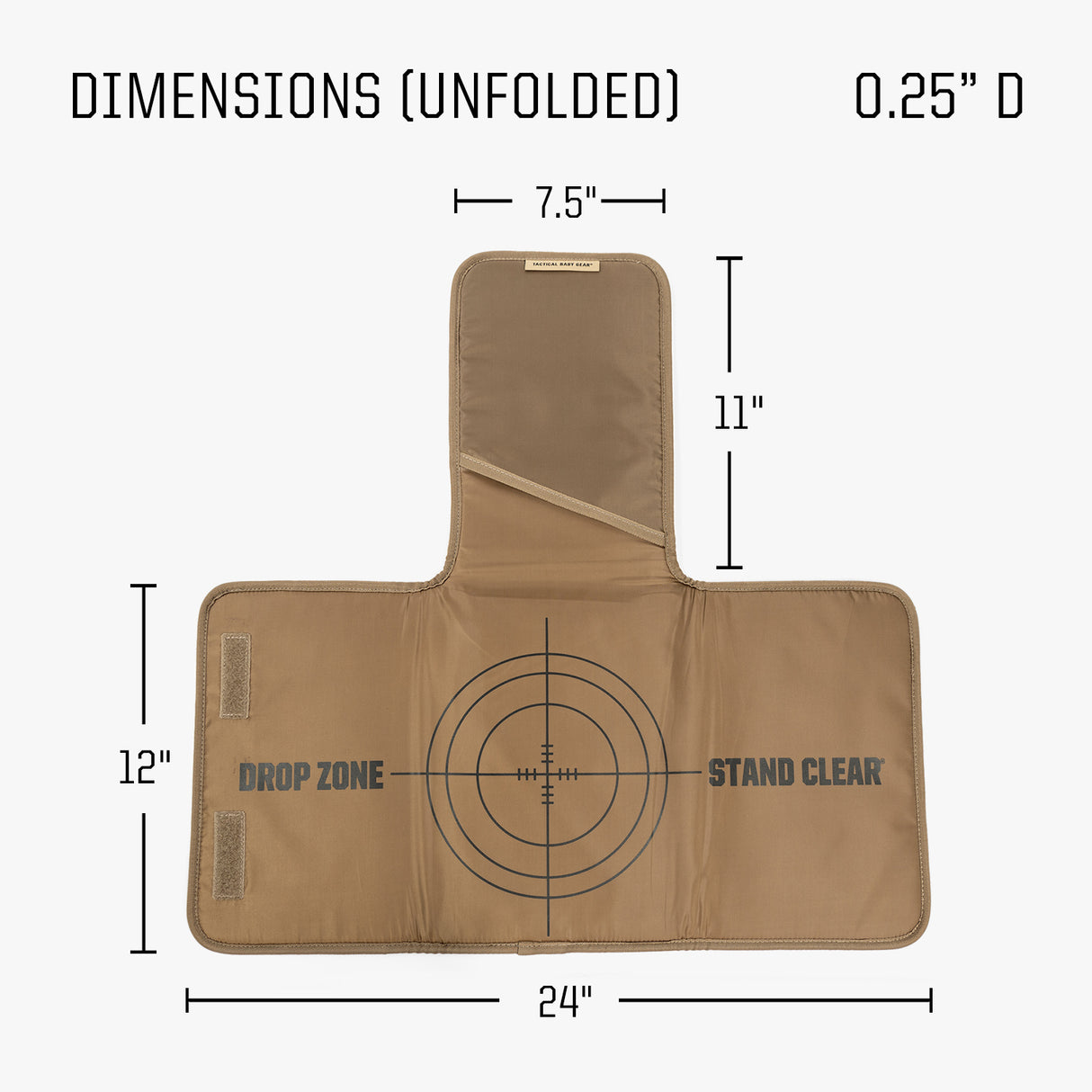 Tactical Changing Mat® mod Changing mat Topdown