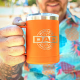 World's Raddest Dad Mug - Orange mug Lifestyle Worldsraddestdad