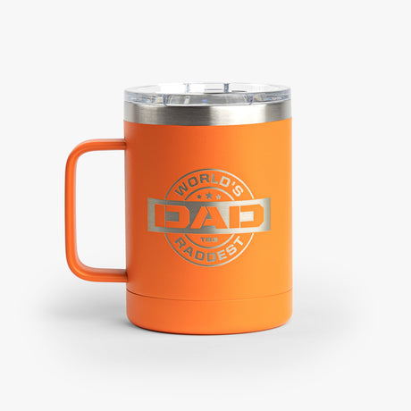 World's Raddest Dad Mug - Orange mug Solo Worldsraddestdad