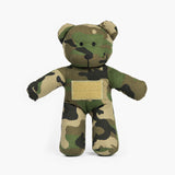 Woodlands Camouflage teddy bear with patch panel